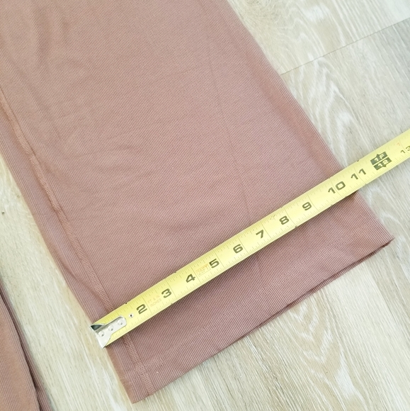 Vuori Mudra Jumpsuit Women's Ribbed Drawstring Pockets Athleisure Hazelnut - Picture 10 of 13